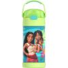 THERMOS FUNTAINER Water Bottle with Straw – 12 Ounce – Kids Stainless Steel Vacuum Insulated Water Bottle with Lid, Bluey(Moana 2)
