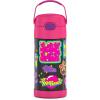 THERMOS FUNTAINER Water Bottle with Straw – 12 Ounce – Kids Stainless Steel Vacuum Insulated Water Bottle with Lid, Bluey(That Girl Lay Lay)