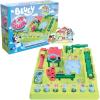 TOMY Bluey Screwball Scramble Marble Maze- Beat The Clock Marble Run – Fast Paced Kids Games and Bluey Toys for Birthday Parties – 1-4 Players – Ages 5 Years and Up(Bluey Screwball Scramble)