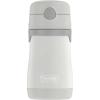Thermos Baby 10 oz. Stainless Steel Bottle with pop-up straw, Bluey(Gray)