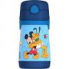 Thermos Baby 10 oz. Stainless Steel Bottle with pop-up straw, Bluey(Mickey Mouse)