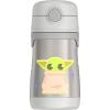 Thermos Baby 10 oz. Stainless Steel Bottle with pop-up straw, Bluey(THE MANDALORIAN)