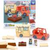 Tile Town Bluey Heeler Family Home 52-Piece Magnetic Tile Playset, Interactive STEM Magnetic Tiles Toys, Includes Bluey & Bingo Figures, Action Tiles(Camper Set)