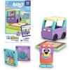 Tile Town Bluey Heeler Family Home 52-Piece Magnetic Tile Playset, Interactive STEM Magnetic Tiles Toys, Includes Bluey & Bingo Figures, Action Tiles(Granny Booster)