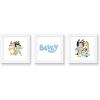 Trends International Gallery Pops Bluey – Family Wall Art Bundle (3-Pack) Gallery Pops Wall Art, White Framed Version(White Framed Version)