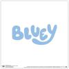 Trends International Gallery Pops Bluey – Logo Wall Art, White Framed Version, 12” x 12”(Unframed Version)