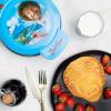 Uncanny Brands Bluey Waffle Maker – Non-Stick Round Waffle Iron – Easy to Use and Clean(Bob Ross)