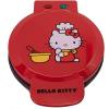 Uncanny Brands Bluey Waffle Maker – Non-Stick Round Waffle Iron – Easy to Use and Clean(Hello Kitty Red)
