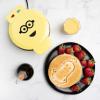 Uncanny Brands Bluey Waffle Maker – Non-Stick Round Waffle Iron – Easy to Use and Clean(Minions V1)