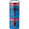 Whiskware Bluey Stackable Snack Containers for Babies, Toddlers, and Kids, 3 Stackable Snack Cups for School and Travel, Cupholder Friendly, Bluey and Bingo! Let’s Do This!(Spider-Man)