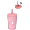 Zak Designs Bluey Kelso Toddler Cups For Travel or At Home, 12oz Vacuum Insulated Stainless Steel Sippy Cup With Leak-Proof Design is Perfect For Kids (Bluey, Bingo, Grandad Mort)(Gabbys Dollhouse)