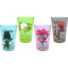 Zak Designs Bluey Nesting Tumbler Set Includes Durable Plastic Cups with Variety Artwork, Fun Drinkware is Perfect for Kids (14.5 oz, 4-Pack, Non-BPA)(Poppy & Friends)
