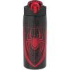 Zak Designs Bluey Sage Kids Water Bottle For School or Travel, 16oz Durable Plastic Water Bottle With Straw, Handle, and Leak-Proof, Pop-Up Spout Cover (Bluey & Bingo)(Marvel Spider-Man)