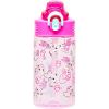 Zak Designs Bluey Sage Kids Water Bottle For School or Travel, 16oz Durable Plastic Water Bottle With Straw, Handle, and Leak-Proof, Pop-Up Spout Cover (Bluey & Bingo)(Gabby’s Dollhouse (Pandy Paws))
