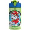 Zak Designs Bluey Sage Kids Water Bottle For School or Travel, 16oz Durable Plastic Water Bottle With Straw, Handle, and Leak-Proof, Pop-Up Spout Cover (Bluey & Bingo)(Paw Patrol)