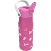 Zak Designs Harmony Bluey Water Bottle for Travel or At Home, 18oz Durable Plastic is Leak-Proof When Closed with Straw Lid and Carry Handle, 2-Pack (Bluey and Bingo)(Barbie-Pink)