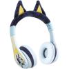 eKids Bluey Bluetooth Headphones for Kids, Wireless Headphones with Microphone Includes Aux Cord, Earphones for School, Home, or Travel, Ideal