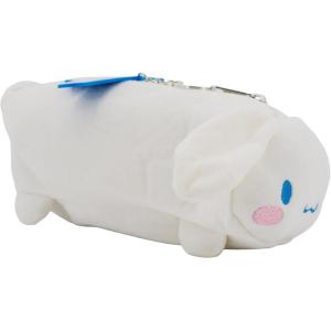 AI ACCESSORY INNOVATIONS Bluey Soft Plush Multi-Function Storage Case, Kids Plush Bag Charm with 3D Features, Blue(Cinnamoroll)