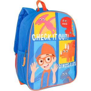 AI ACCESSORY INNOVATIONS Bluey & Bingo Kids Backpack, Elementary School Girls Book Bag with Padded Straps, Purple(Blippi)