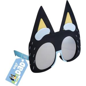 BLUEY Costume Sunglasses | Bluey, Bingo, Bandit, Chilli or Chattermax Costume Accessory | Child and Adult Size(Dad/Bandit)