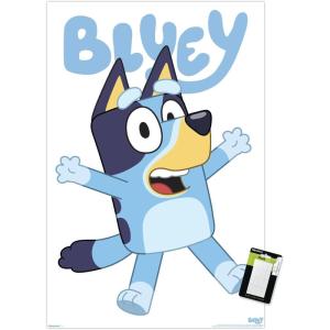 Bluey – Bluey Feature Series Wall Poster, 19L” x 13W”, Premium Unframed Version(Poster & Mount Bundle)