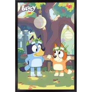 Bluey – Duo Wall Poster, 19L” x 13W”, Premium Unframed Version(Black Framed Version)