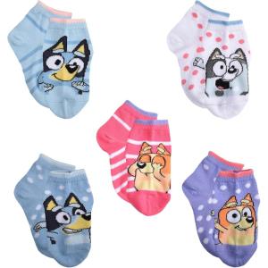 Bluey 5PK CHEER SHORTIE SOCKS(Blue Sky (5-pack))