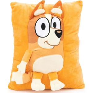 Bluey Bingo Snuggle Pillow – Super Soft Plush Decorative Throw Pillow – Measures 13 Inches (Official Product)(Orange – Bingo)