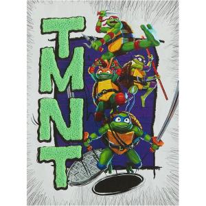 Bluey Canvas Wall Art and Décor with 3D Tufting,Kids Bedroom or Playroom Wall Decoration, 11″ W x 15″ H(Ninja Turtles)