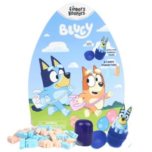 Bluey Easter Finders Keepers Gift Egg with Candy, 2025 Basket Stuffers, 1.76 Ounces