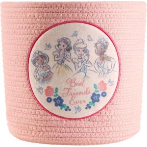 Bluey Figural Rope Storage Basket,10″ H x 10″ W, Decorative and Functional Organizer for Kids Room or Nursery(Princess)