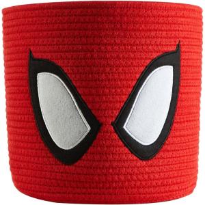 Bluey Figural Rope Storage Basket,10″ H x 10″ W, Decorative and Functional Organizer for Kids Room or Nursery(Spiderman)