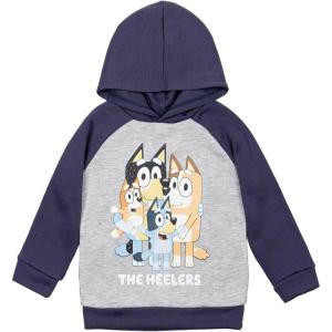 Bluey Fleece Hoodie(Grey/Navy)
