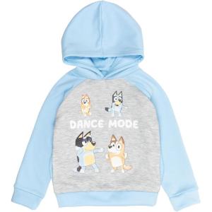 Bluey Fleece Hoodie(Light Blue / Grey)