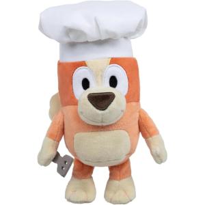 Bluey Friends Plush Soft Toy | Chef Bingo with Chef Hat and Spatula