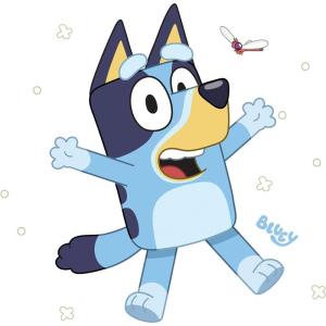 Bluey Friends & Family Peel and Stick Wall Mural by RoomMates, RMK12802M(Bluey)