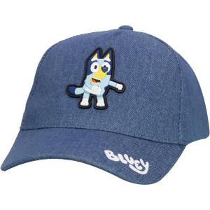 Bluey Hat Toddler Baseball Cap – Cute Hat for Kids, Adjustable Toddler Ball Cap, Bingo, Bandit(Blue Denim)