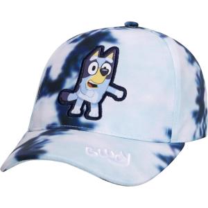 Bluey Hat Toddler Baseball Cap – Cute Hat for Kids, Adjustable Toddler Ball Cap, Bingo, Bandit(Blue Tie-dye)