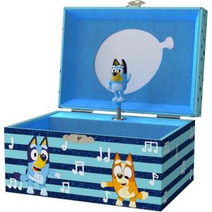 Bluey Jewelry Box for Girls – Musical Jewelry Box with Spinning Figurine, Bluey Toys for Kids Ages 3-5 – Plays Bluey Theme Song – 6 x 4.7 x 3.5 in(Bluey)