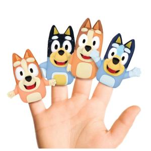 Bluey Jumbo Finger Puppets, 4 Piece