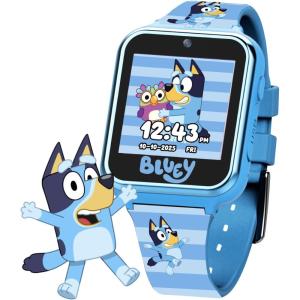 Bluey Kids Smartwatch with Camera, Games, Pedometer and Audio Recorder for Creative Play and Learning, 1.5″ Touchscreen, Blue, Fits 5.5″-8.0″ Wrists, for Boys and Girls Ages 3+