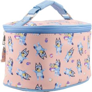 Bluey Makeup Bag – Makeup Organizer, Travel Toiletry Bag for Women & Girls | Cute Cosmetic Bag, Train Case for Kids, Travel Bag, Toiletry Bag for Women, Make up Storage | Ages 3+(Bluey)