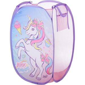 Bluey Pop-Up Hamper with Carry Handles – 21″ x 13.5″, Bluey and Bingo Design, Lightweight & Collapsible Laundry Basket for Kids’ Bedroom, Bathroom, or Playroom(JoJo Siwa / Belive in your dreams)