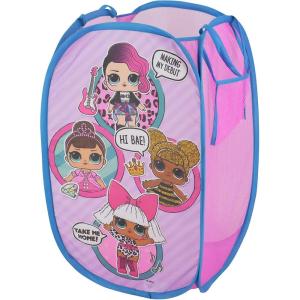 Bluey Pop-Up Hamper with Carry Handles – 21″ x 13.5″, Bluey and Bingo Design, Lightweight & Collapsible Laundry Basket for Kids’ Bedroom, Bathroom, or Playroom(Lol Surprise)