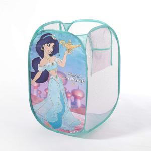 Bluey Pop-Up Hamper with Carry Handles – 21″ x 13.5″, Bluey and Bingo Design, Lightweight & Collapsible Laundry Basket for Kids’ Bedroom, Bathroom, or Playroom(Aladdin)