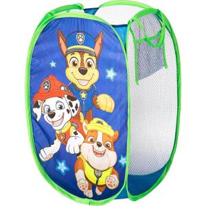 Bluey Pop-Up Hamper with Carry Handles – 21″ x 13.5″, Bluey and Bingo Design, Lightweight & Collapsible Laundry Basket for Kids’ Bedroom, Bathroom, or Playroom(Paw Patrol Chase Rubble Marshall)