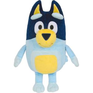 Bluey Sound Effects Beach Talking Plush, 13” Soft Musical Toys, Talking Toys with 9 Different Phrases, Singing Plushies for Kids(Bandit (Dad))