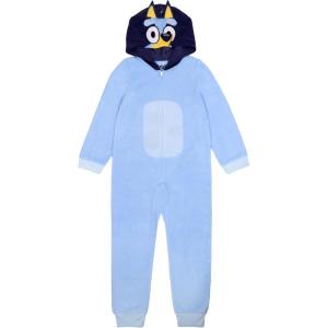 Bluey Unisex Kids Hooded Blanket Sleeper, Comfortable Pajamas, Soft & Cute for Kids(Bluey)