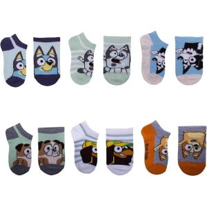 Bluey boys Bluey Kids Socks(Blue (6-pack))