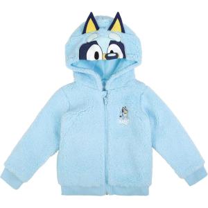 Bluey boys Bluey Zip Up Cosplay Hoodie(Blue)
